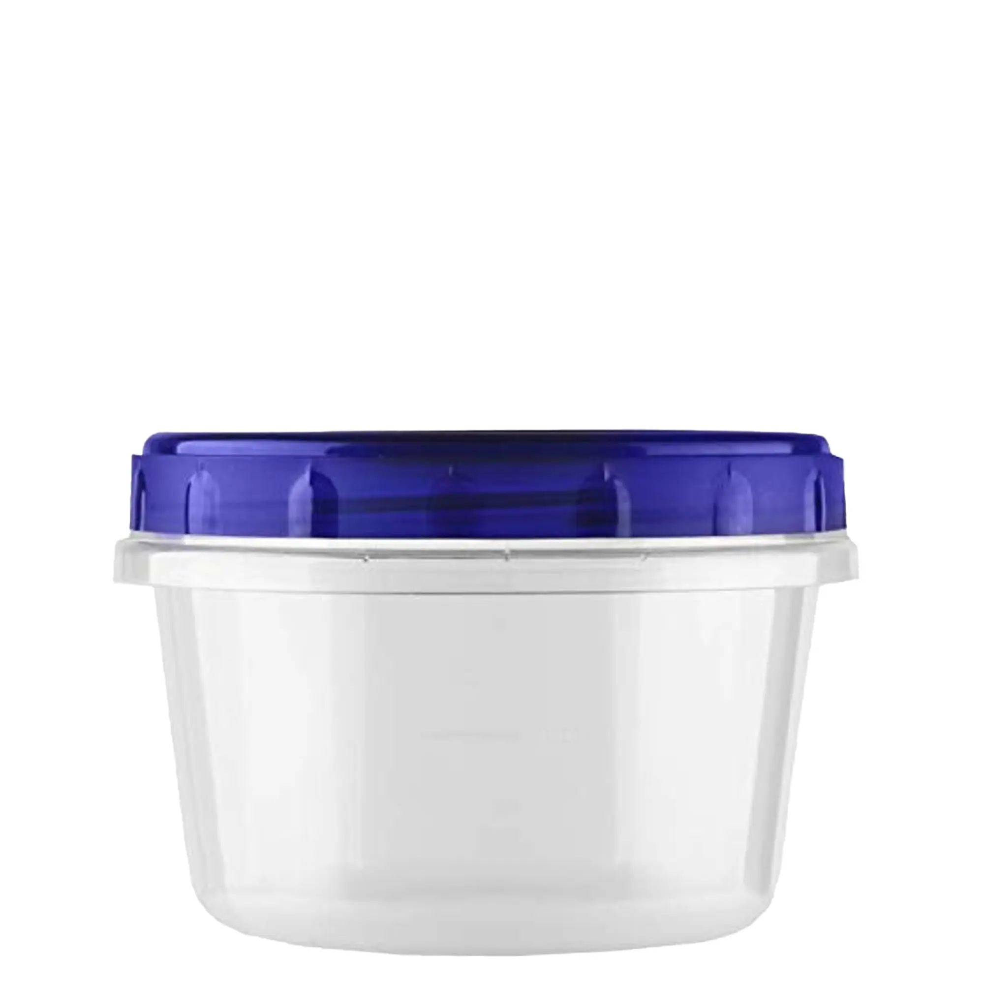 [240 PACK] 16 oz Twist Top Storage Deli Containers - Airtight Reusable Plastic Food Storage Canisters with Twist & Seal Lids, Leak-Proof - Meal Prep, Lunch, Togo, Stackable, BPA-Free Snack Containers