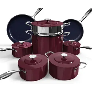 Deluxe PFAS-Free Ceramic Non-Stick Cookware That Doesn’t Peel or Burn Food (13-Piece Set) Deluxe PFAS-Free Ceramic Non-Stick Cookware That Doesn’t Peel or Burn Food (13-Piece Set)