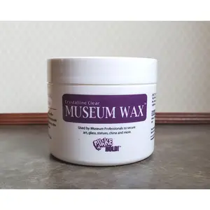 Dollhouse Miniature Museum Wax Tacky Wax Quake Hold 2 oz secure minis in place