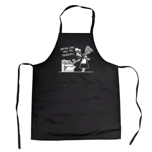 Baking Some Shut The Fucupcakes Apron Funny Kitchen Cupcakes Graphic Tee Kitchen Smock Funny Aprons Adjustable Household Items Graphic Print Funny Food Cover Novelty Cooking Aprons for Men Black