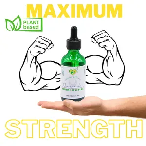 Organic Mega Strength Chamomile Tincture (Matricaria Recutita) - 2 oz Calming Extract for Healthy Digestion - Gluten-Free & Dairy-Free