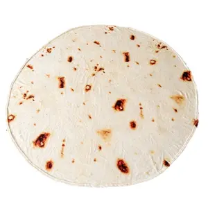Mexican burrito blanket, round burrito blanket, children's nap blanket
