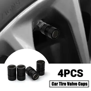 4pcs Car Styling Wheel Tire Valve Caps Cover Accessories, Durable Design for Enhanced Aesthetics, Essential Automotive Parts, Tire Pressure Caps