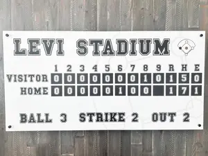 Baseball Scoreboard Signage
