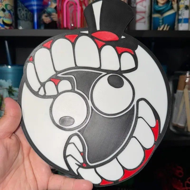 Caine from The Amazing Digital Circus wall art/door sign