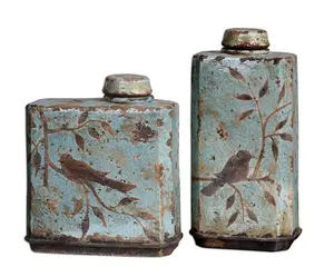 FREYA CONTAINERS Ceramic Bottles Light Organiser