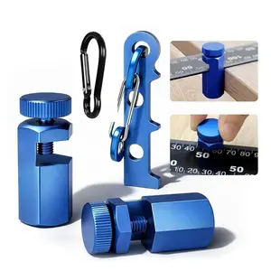 Right-Angle Ruler Clamp, Tall Stair Gauges for Framing Square - Hexagonal Stable Lock with Holder And Hook for Carpentry And Circular Saw, Framing Jig for Speed Square