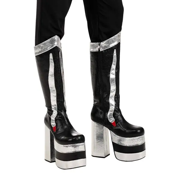 KISS Catman Boots for Men, Halloween, Shoe, Footwear