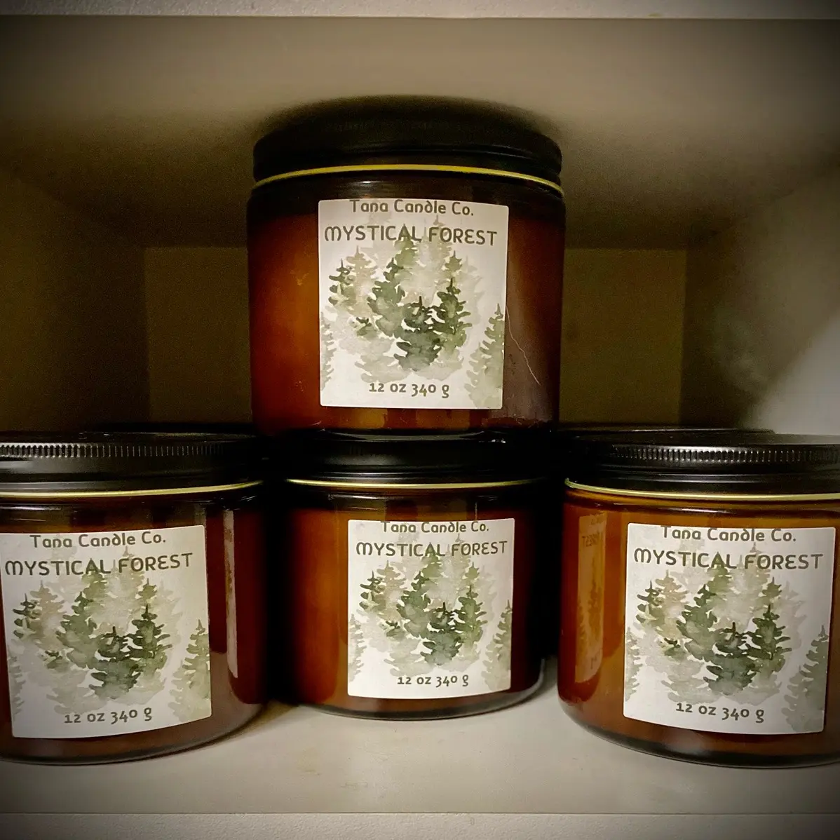 Mystical Forest Candle  Fall winter fragrances VW scent candle magic decor