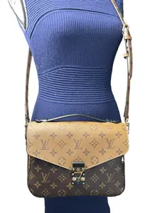 Pre-owned Louis Vuitton Leather Crossbody Bags Monogram Reverse Pochette Métis
