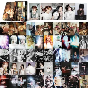 55pcs/box Kpop Photo Album HOT SAKURA KIM CHAEWON KAZUHA Lomo Cards Photocards for Fans Collcetion High Quality HD Postcar