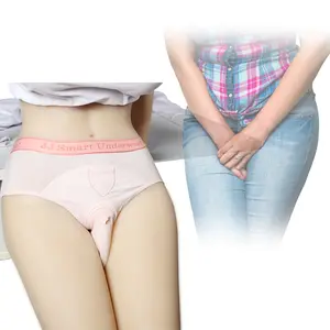 Elderly Women's Reusable Silicone Urine Collector - Portable Underwear with Red Tube Bag for Incontinence & Advanced Care - Comfortable & Easy On/Off Design for Travel