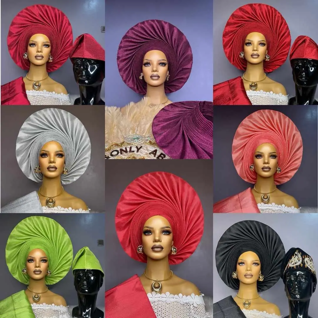 Different color Gele