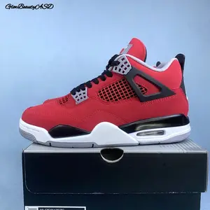 Angry Bull Red fashion Classic sports shoes, outdoor running shoes, comfortable basketball shoes