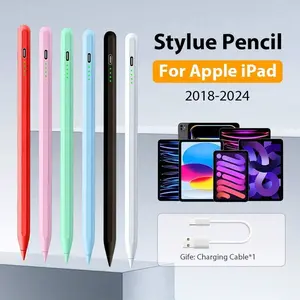 Active Stylus Pen with Anti-palm Rejection, Capacitive Pen with Tilt Function & Magnetic Attachment, USB Rechargeable Stylus, Tablet & Computer Accessories for iPad