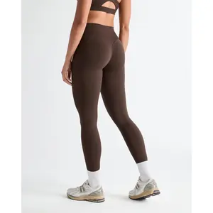 SOLBRACE Women's High Waist 25'' No Front Seam Hidden Scrunch Butt Leggings, High Stretch Breathable Lightweight Butt Lifting Yoga Gym Workout leggings