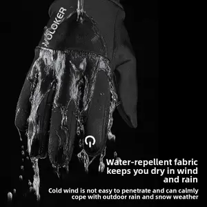 Cycling gloves women's winter warm gloves thickened cycling windproof and cold-proof touch screen autumn bicycle men's ski gloves