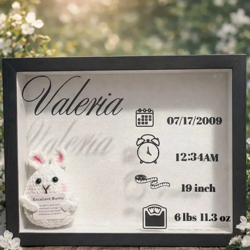Personalized Baby Birth Frame