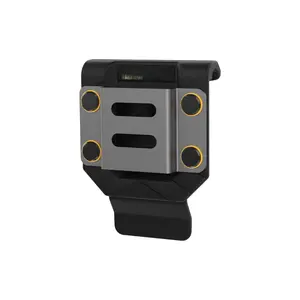 Drill Holder Belt Clip Heavy Duty Tape Measure Belt Holder for Cordless Drill Hammer Tools with Hanger Clips Black