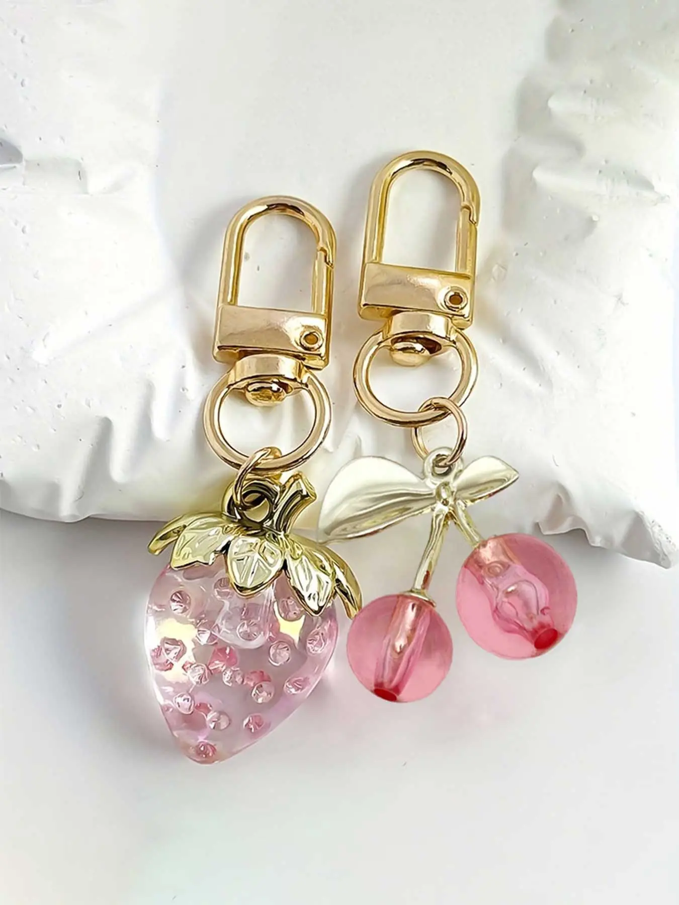 Pink strawberry + pink cherry