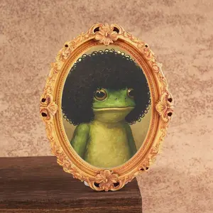 Funny Explosion Hair Frog Refrigerator Magnet, Weird Animal Magnet, Mini Decorative Magnet, Fridge Magnet, Decorative Fridge Magnets, Suitable for Living Room, Kitchen, Bedroom, Great Gift, Refrigerator Decorating Magnet