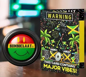 Bumboclaat Sound Combo – Bumboclaat Buzzer & Funny Talking Card Set with Island Vibes