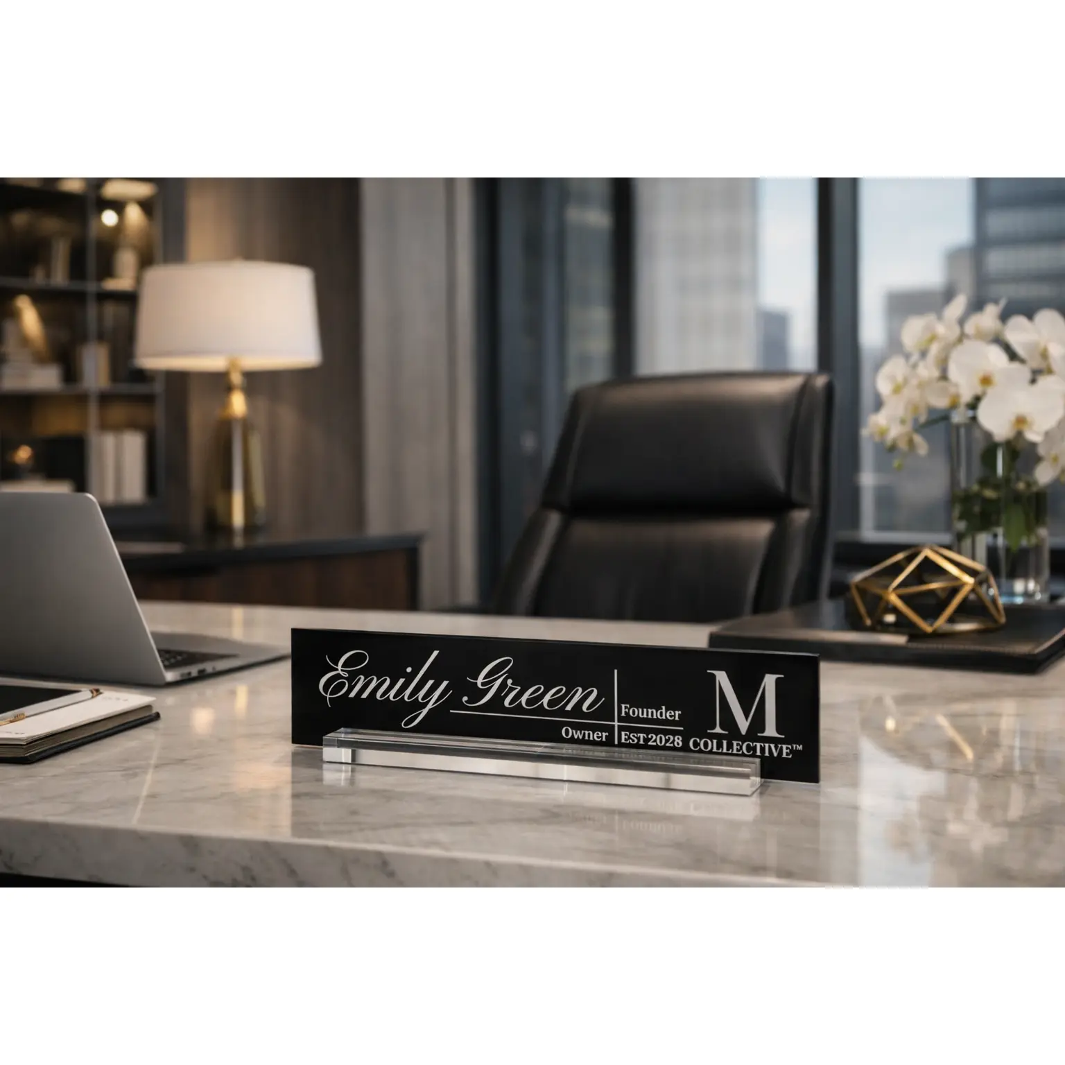 Custom Acrylic Executive Nameplate
