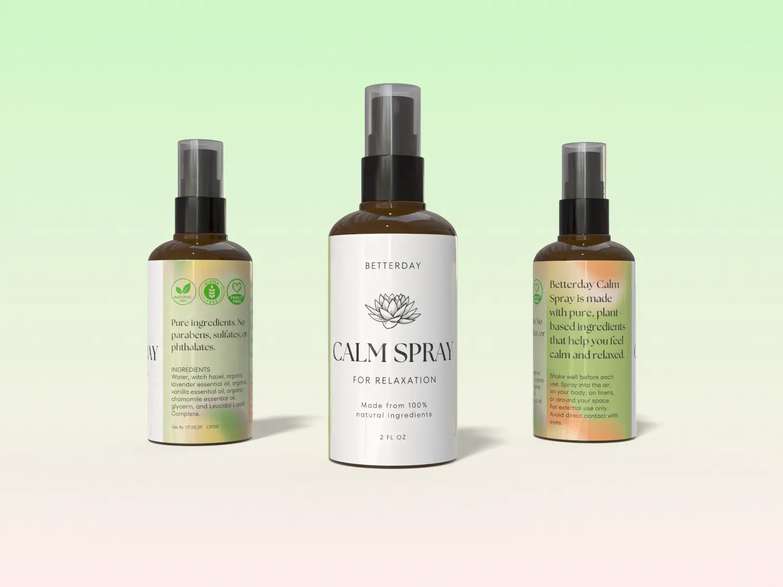 Calm Spray for Relaxation, Anti-Anxeity Organic All Natural Remedy, Aromatherapy
