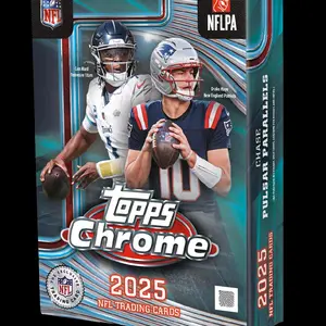 *HANGER* Topps Chrome 2025 NFL Trading Cards - Chase Pulsar Parallels Exclusive NFLPA Edition