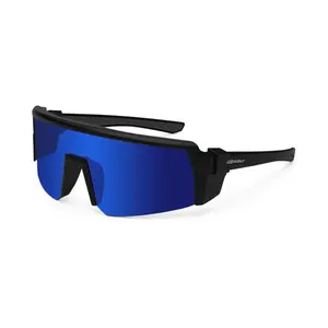 Bomber Eyewear Smoke Bomb | Men's Safety Sunglasses Unisex Almost Rimless ANSI Z87+ Shield Cylinder Lens UV Protection Polarized & Standard Job Site Outdoor Work Lightweight