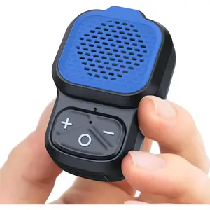 Wearable  Speaker with Mic, Portable Clip  Speakers Small Outdoor  Speaker for HandsFree Calls IPX6 , 10 Hour Playtime Gadgets Electrician Gifts for Men & Women, Blue