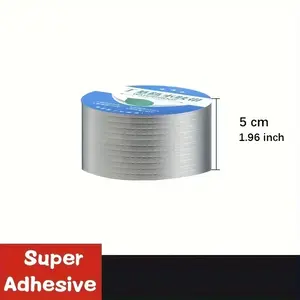 5cm Wide Waterproof Butyl Tape 1m 3m 5m, High Temperature Resistant Self-Adhesive for Roof & Pipe Repair, Thickened for Leak Sealing