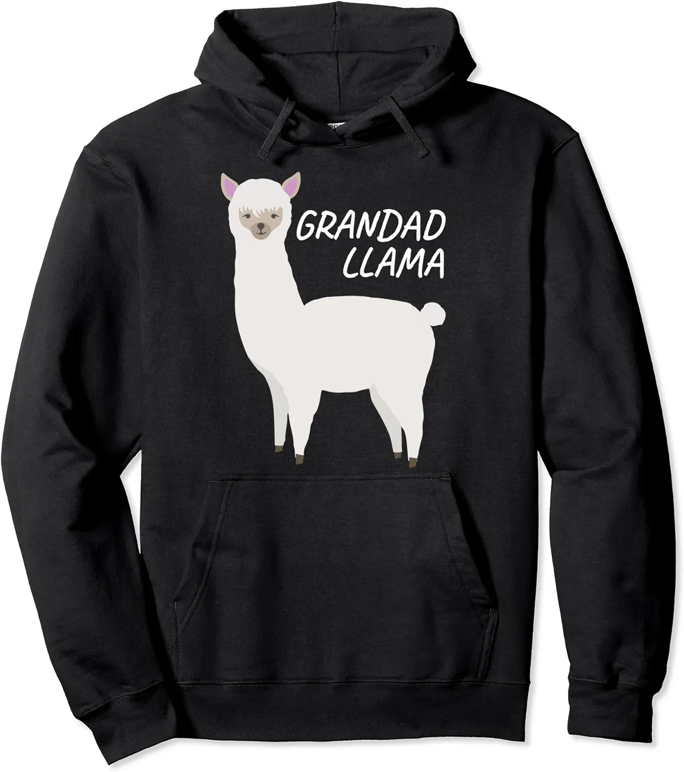 Matching Family Llama Gift Grandad Llama for Grandpa Pullover Hoodie - Emilyschwe Shop 29B08PV3NTB1