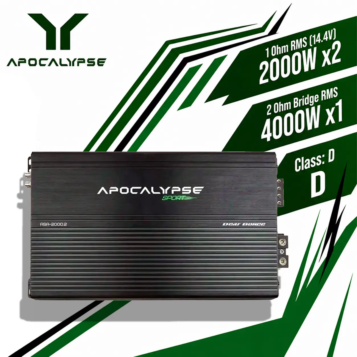 Apocalypse ASA-2000.2 | 2000 Watt 2-channel amplifier