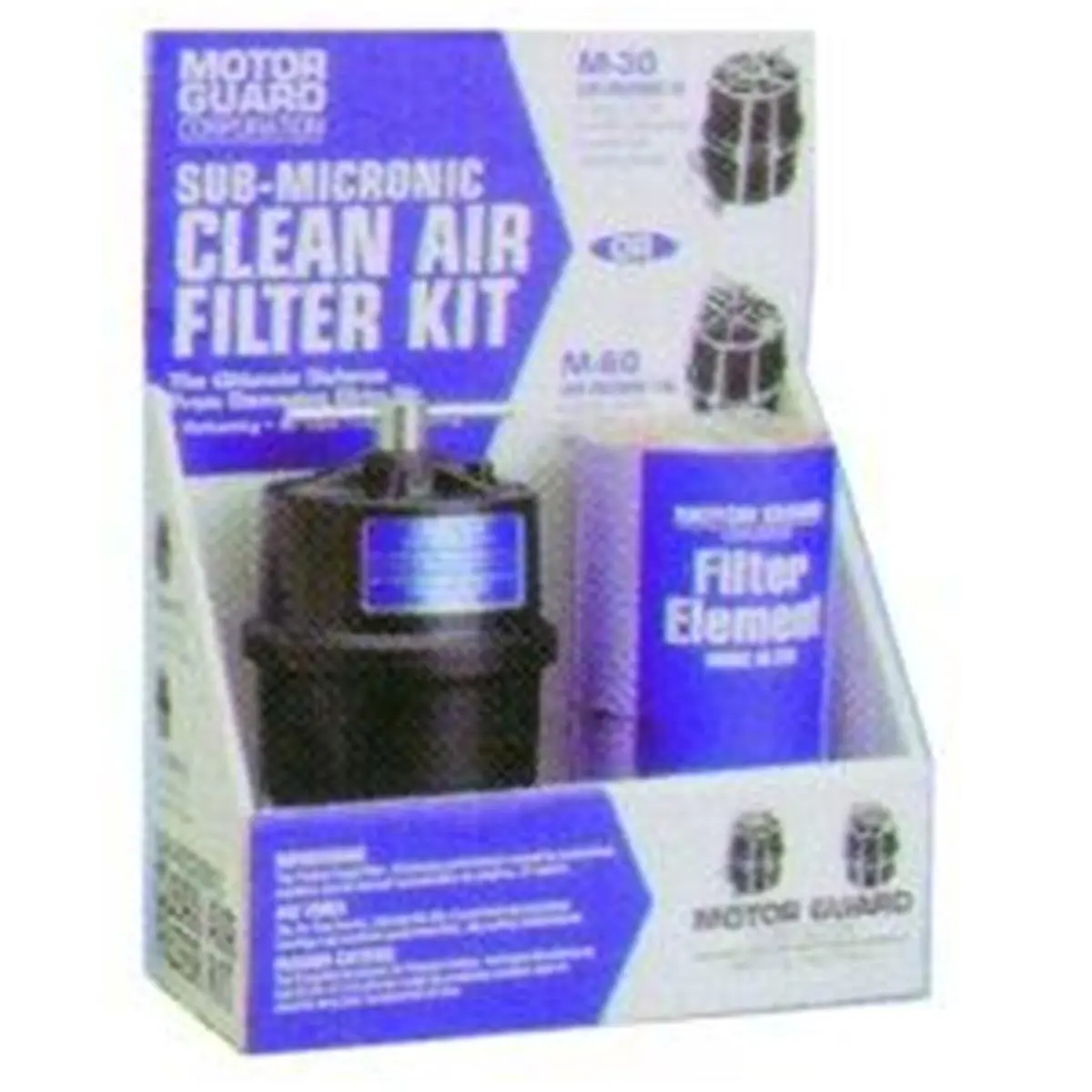 Motor Guard JLMM100 M60 Paint Air Filter - Automotive Paint Care Tool, 12.6" l x 11.2" w x 6" h, Ready-to-Use with Filter Element, Satisfaction Ensured for Car Washing & Maintenance