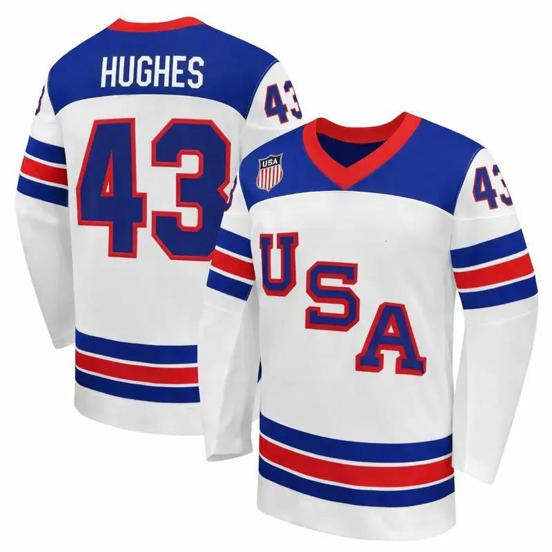 USA HOCKEY Hughhess #86 #43 Hockey Jersey, Hockey Jersey Of Usa Team, US Hockey Shield 2026 Replica Jersey, Hockey Gifts for Fans