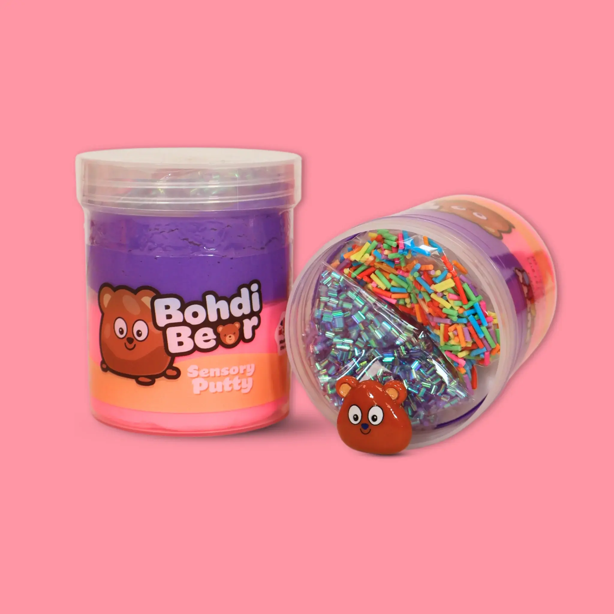 Bohdi Bear - Caramel Scented - Sensory Putty - Scented Squishy Sensory Putty - Butterslime Texture for Anxiety, Focus, adhd, Stress Relief & Focus for All Ages - Ages 5+