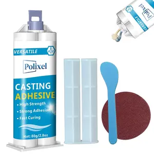 -Fast Weld Waterproof All-Purpose Epoxy Resin Glue for Concrete,,,,, Heat Resistant AB Panel Bond Repair - 2.8oz/80g