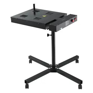 VEVOR Flash Dryer, 18 x 18 inch Flash Dryer for Screen Printing, High Power Silk Screen Printing Dryer with Height Adjustable Stand, 360 °   Rotation, X-Shaped Base, Steel T-Shirt Curing Machine