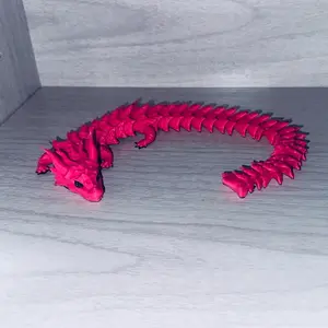 Pink Dragon Figurine