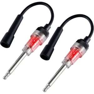 2 count Inline Spark Plug Tester, Plug-in Engine  Tester,  Exterior Accessories, Automobile, Lawn Mower,Engine Verification-Armature Diagnostic Test Tool