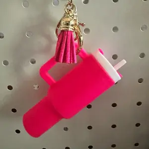 Mini Tumbler Keychain or Bag Charmin