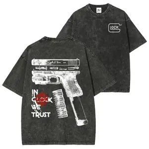 Acid Washed Firearm Diagram Graphic T-Shirt, For Men and Women shirt, Graphic T-shirt, Gift For Women, Gift For Men
