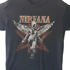 NIRVANA "In Utero" graphic design tee-shirt , Vintage Tshirt, Gifts For Everyone, Menswear Womenswear Streetwear Cotton Comfort