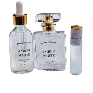 Amber White Perfume & Oil Gift Set
