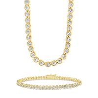 Gold: 16" Necklace & 6" Bracelet