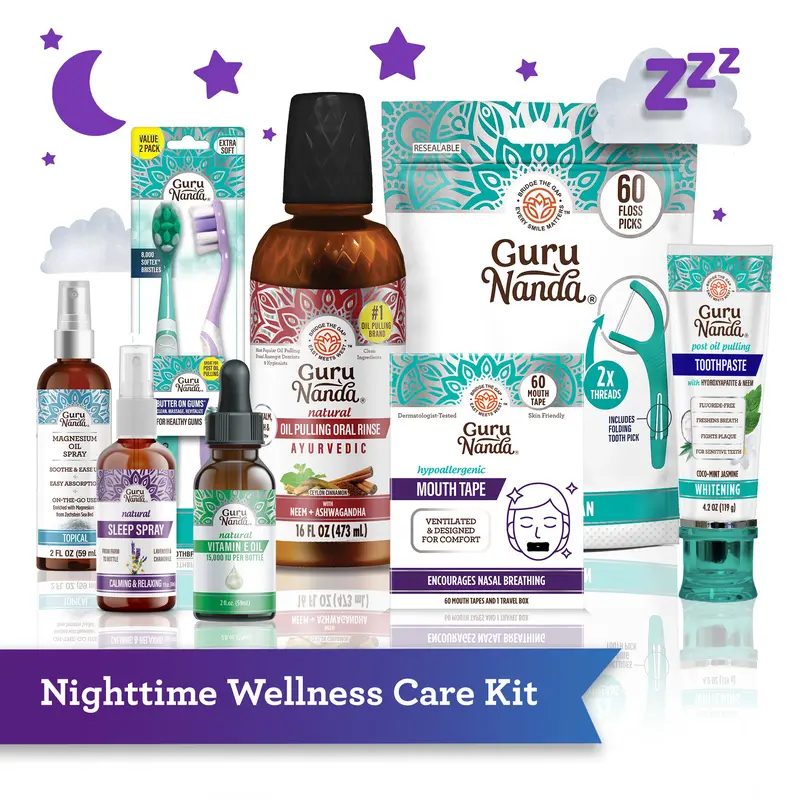 GuruNanda Nighttime Wellness Care Kit