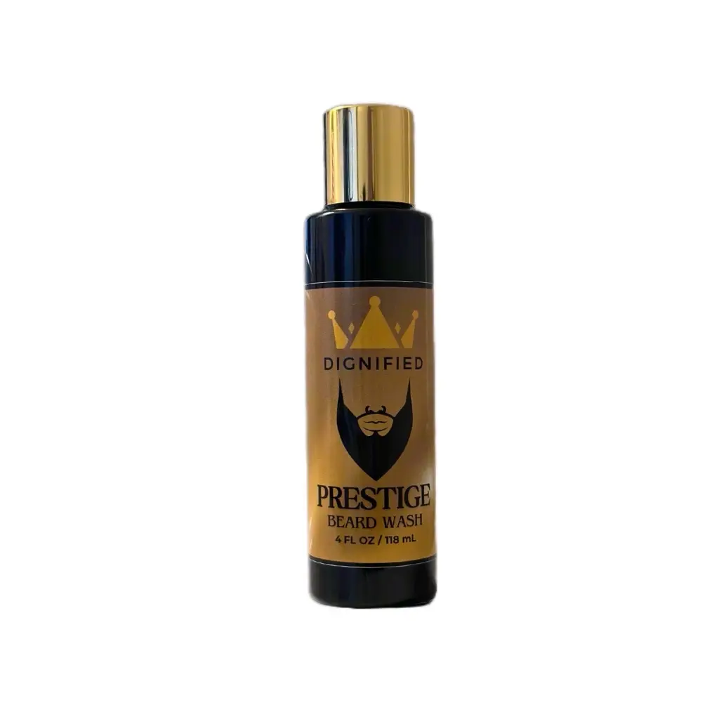 Prestige Beard Wash Shampoo with Castile Soap, Aloe Vera Gel, Tea Tree Oil and Peppermint Oil for Gentle and Effective Cleansing - Hair Care, Comfort Haircare