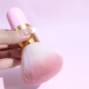 Extra Large Loose Powder Brush, Soft Fluffy Kabuki Makeup Brush, Perfect for Foundation, Contouring, Highlighter, Blush, Nail Care Tool