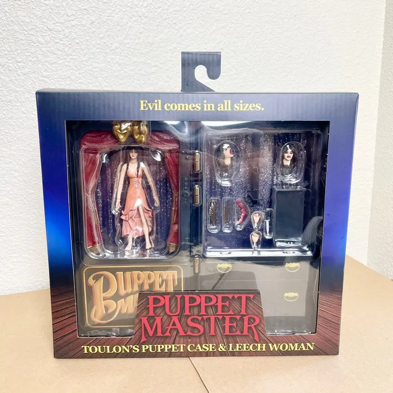 Neca Puppet Master Leech Woman & Toulon's Puppet Case Figure Set